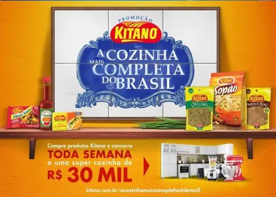 Promoção Kitano A Cozinha Mais Completa do Brasil