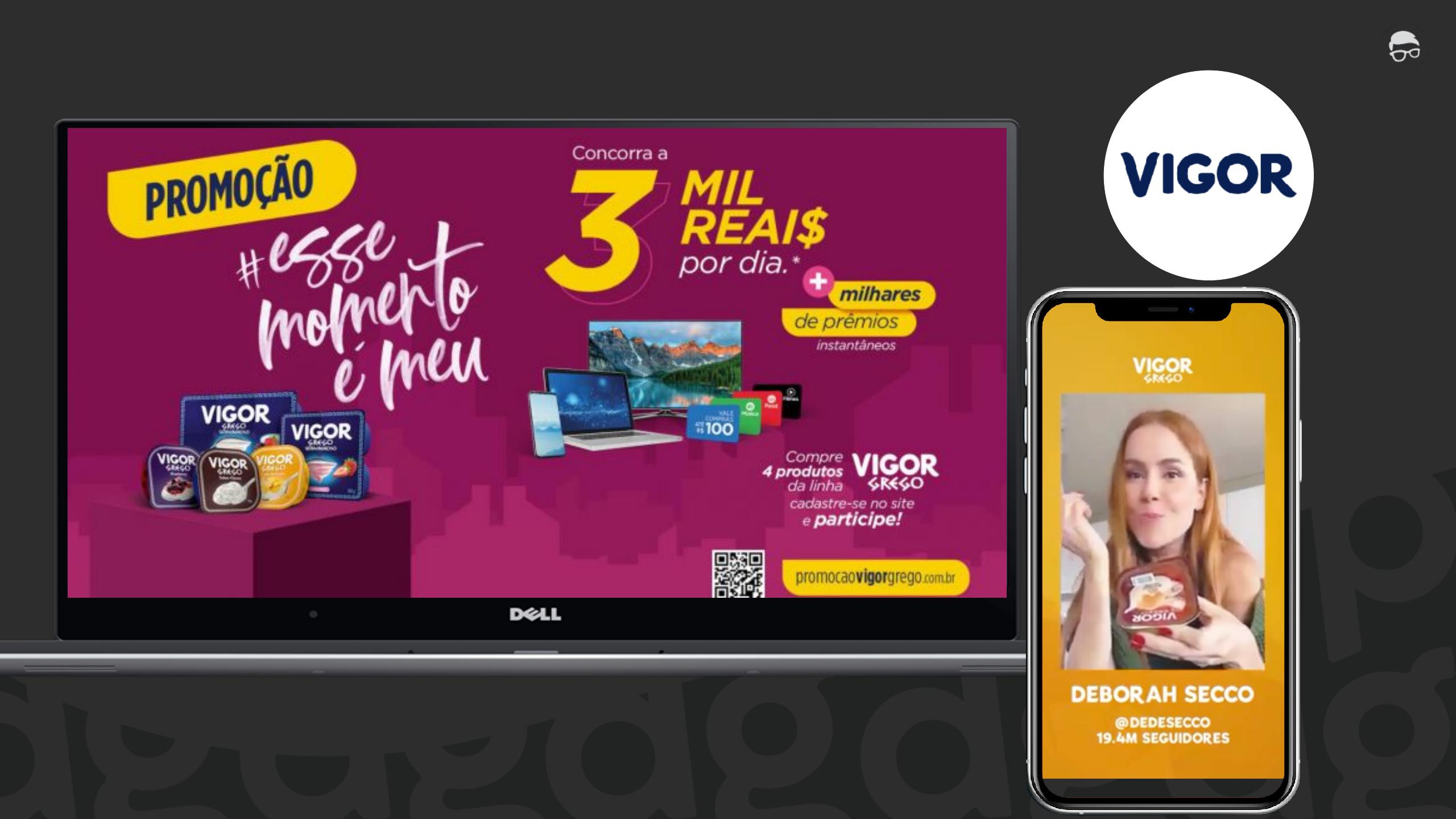 Case Vigor Grego desenvolvido pela Digi